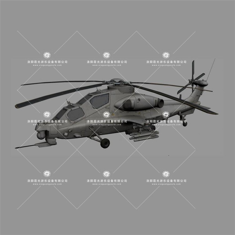 桐梓武装直升机3D模型
